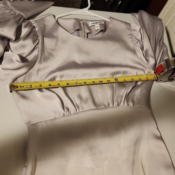 Express Shimmering Satin Dress - Picture 4 of 5